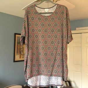 LuLaRoe Irma tunic, like-new, size 2X